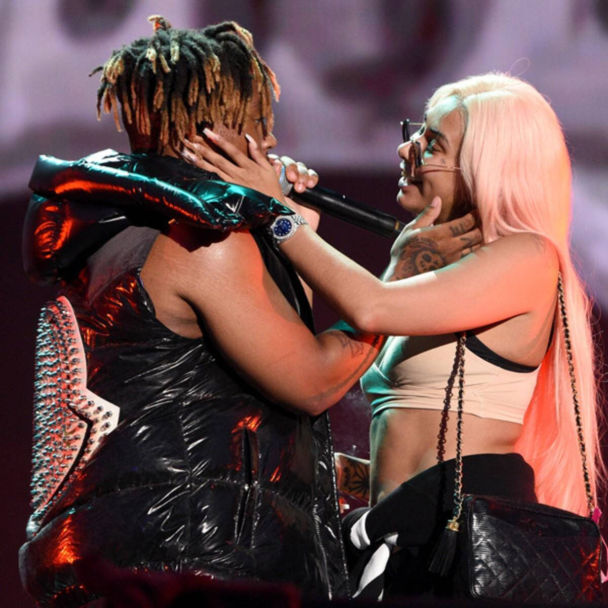 Juice Wrld And Ally Face Touch Wallpaper