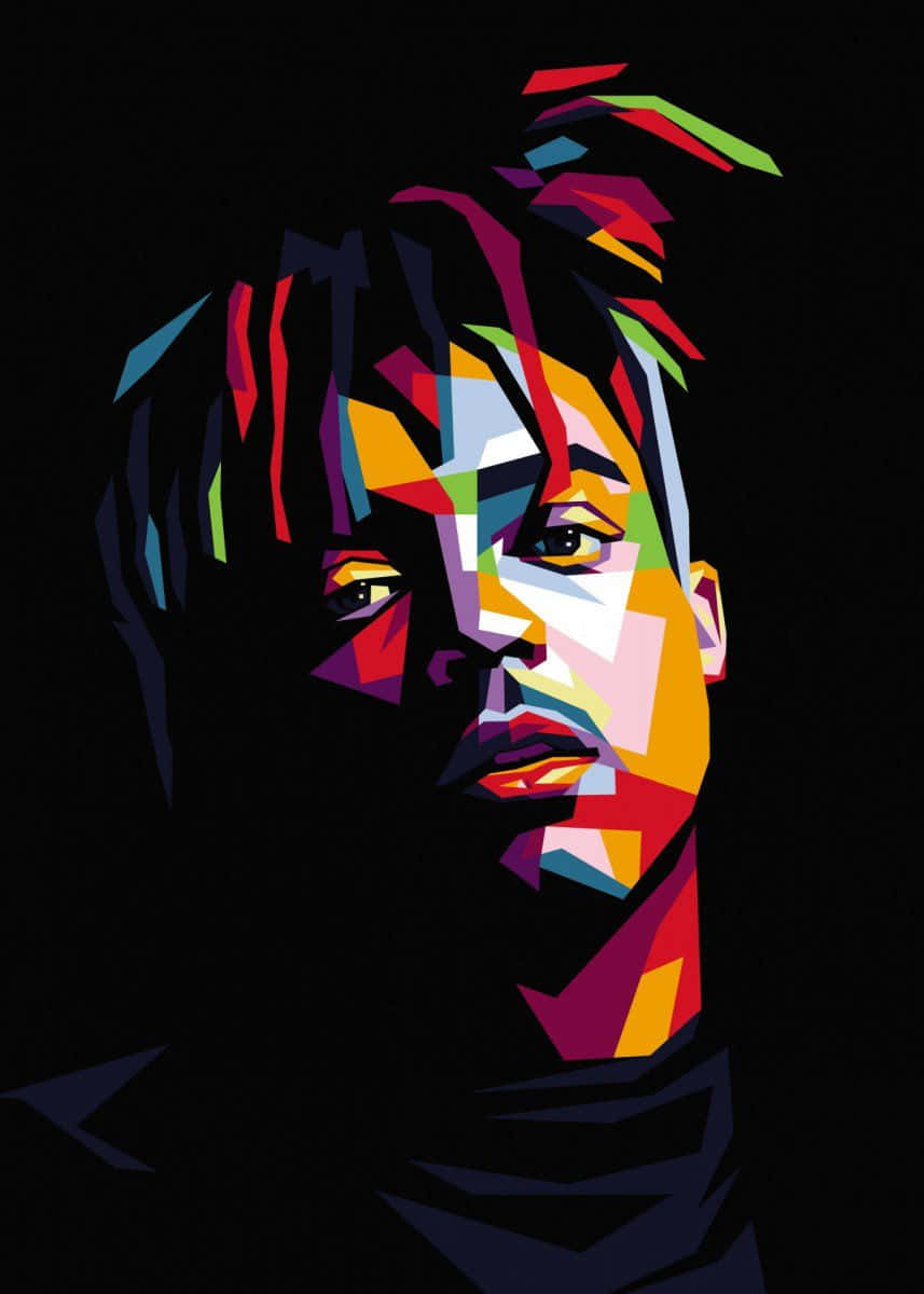 Juice Wrld Art Geometric Wallpaper