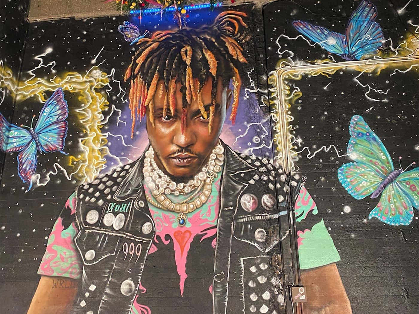 Juice Wrld Art Graffiti Wallpaper