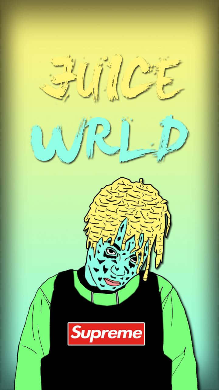 Juice Wrld Artwork Iphone Wallpaper