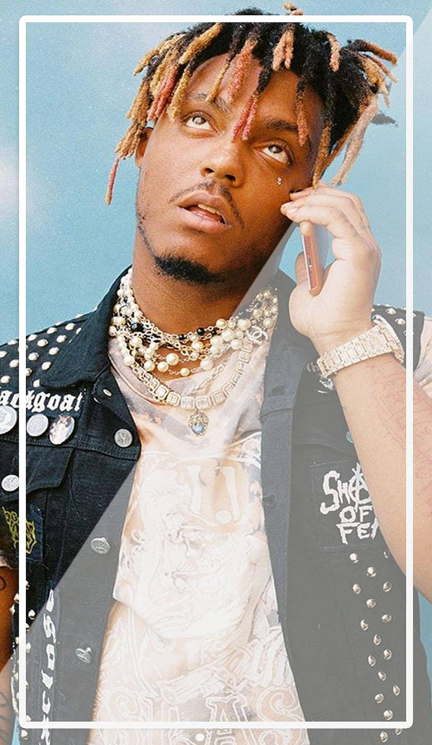 Juice Wrld Looking Up Phone Wallpaper