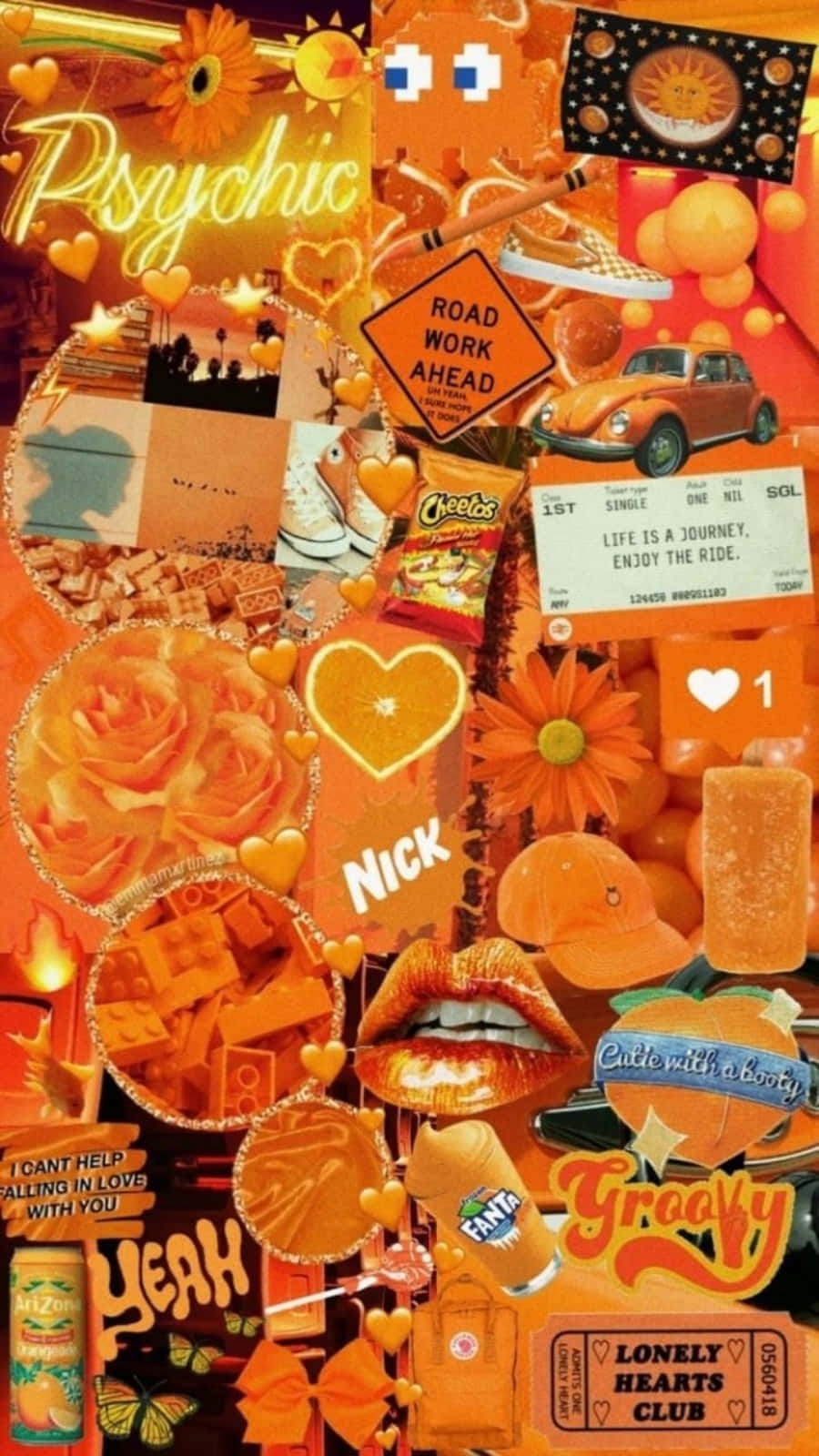 Juicy, Vibrant, And Irresistibly Cute Orange Wallpaper