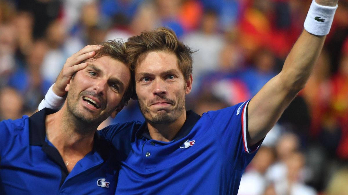 Julien Benneteau With Nicolas Mahut Wallpaper