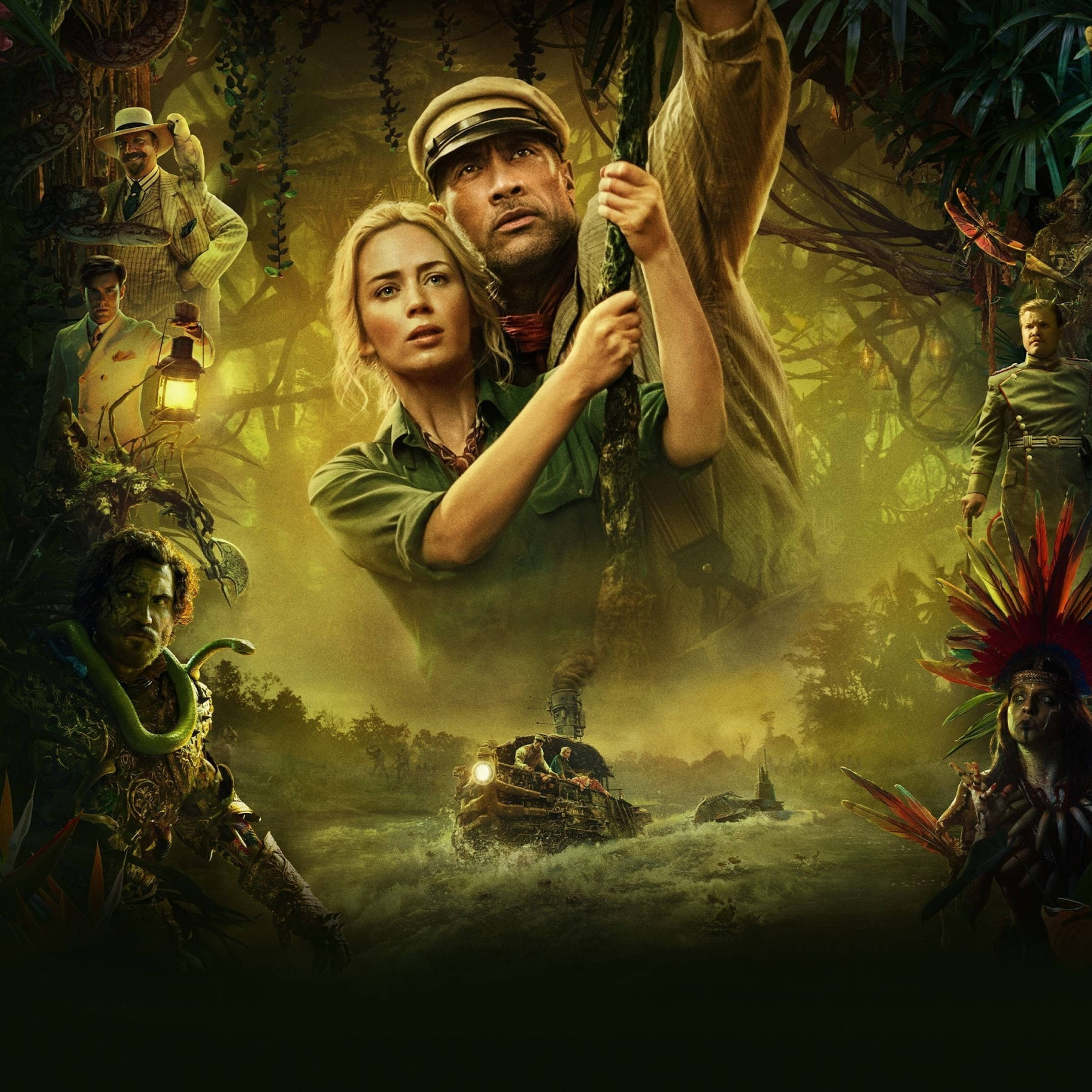 Jungle Cruise Jungle Cover Art Wallpaper