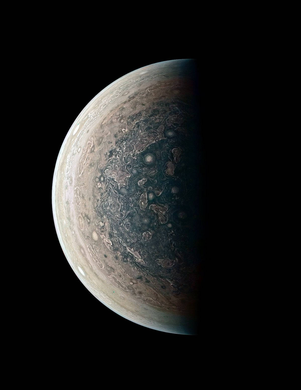 Jupiter's Bottom View Wallpaper
