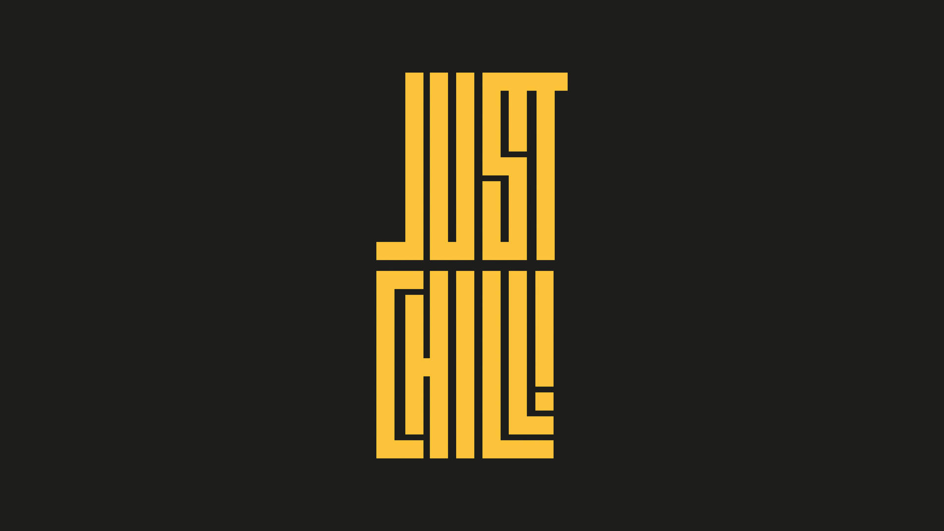 Download free Just Chill Typography Wallpaper - MrWallpaper.com