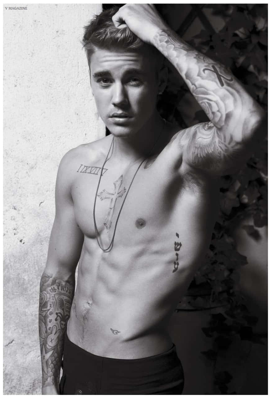 Justin Bieber Promoting His Album Purpose In 2015 Wallpaper