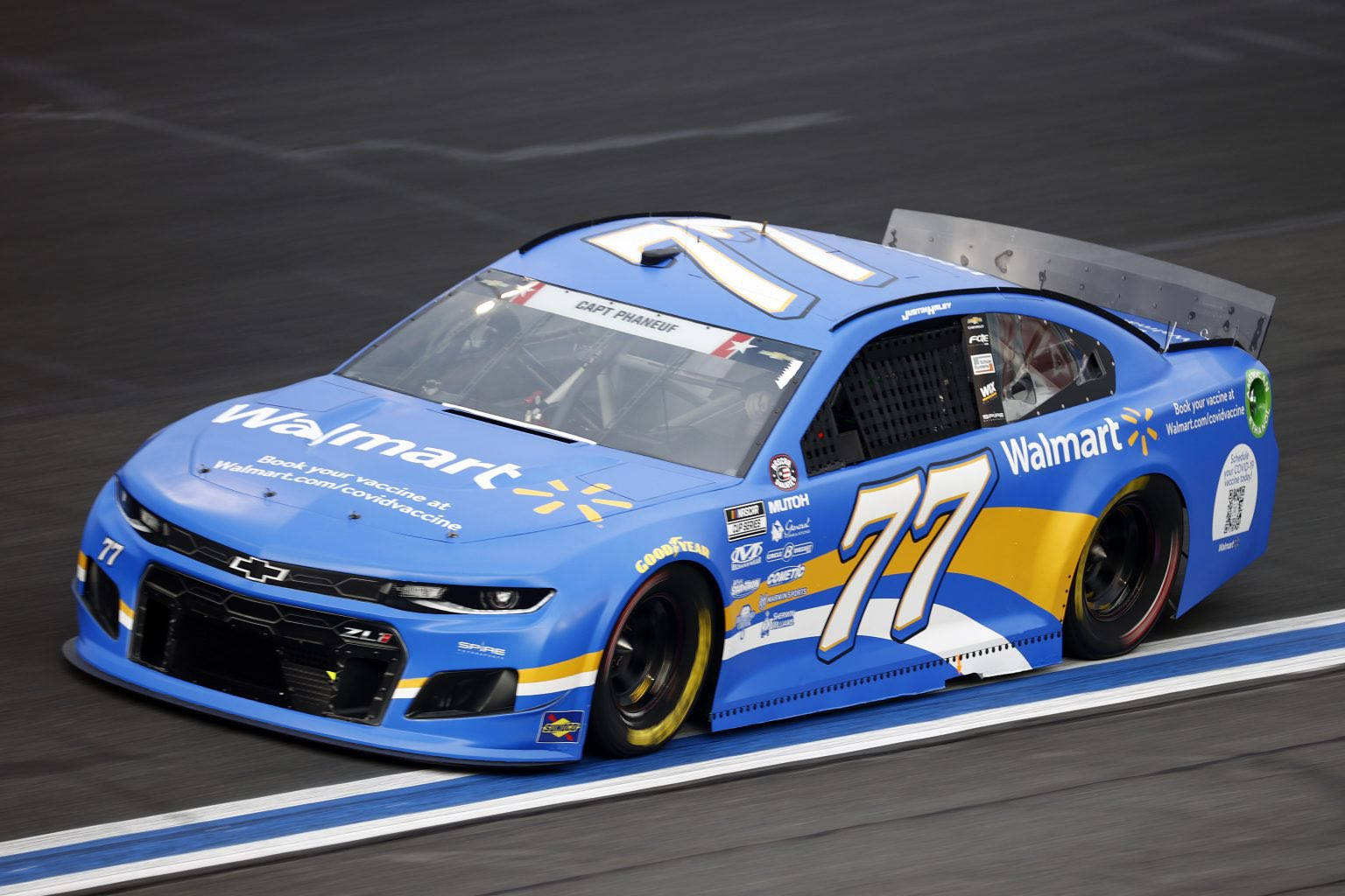 Justin Haley's Race Car Sponsored By Walmart Wallpaper