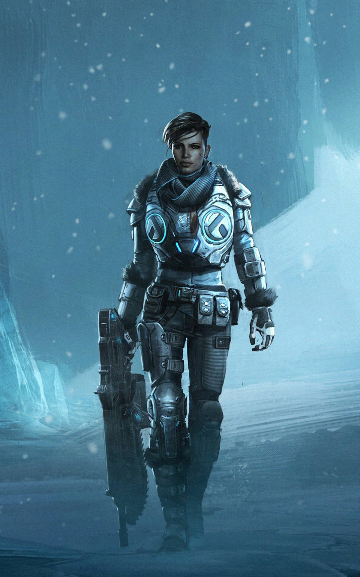 Download free Kait Diaz Walking Gears 5 Phone Wallpaper - MrWallpaper.com