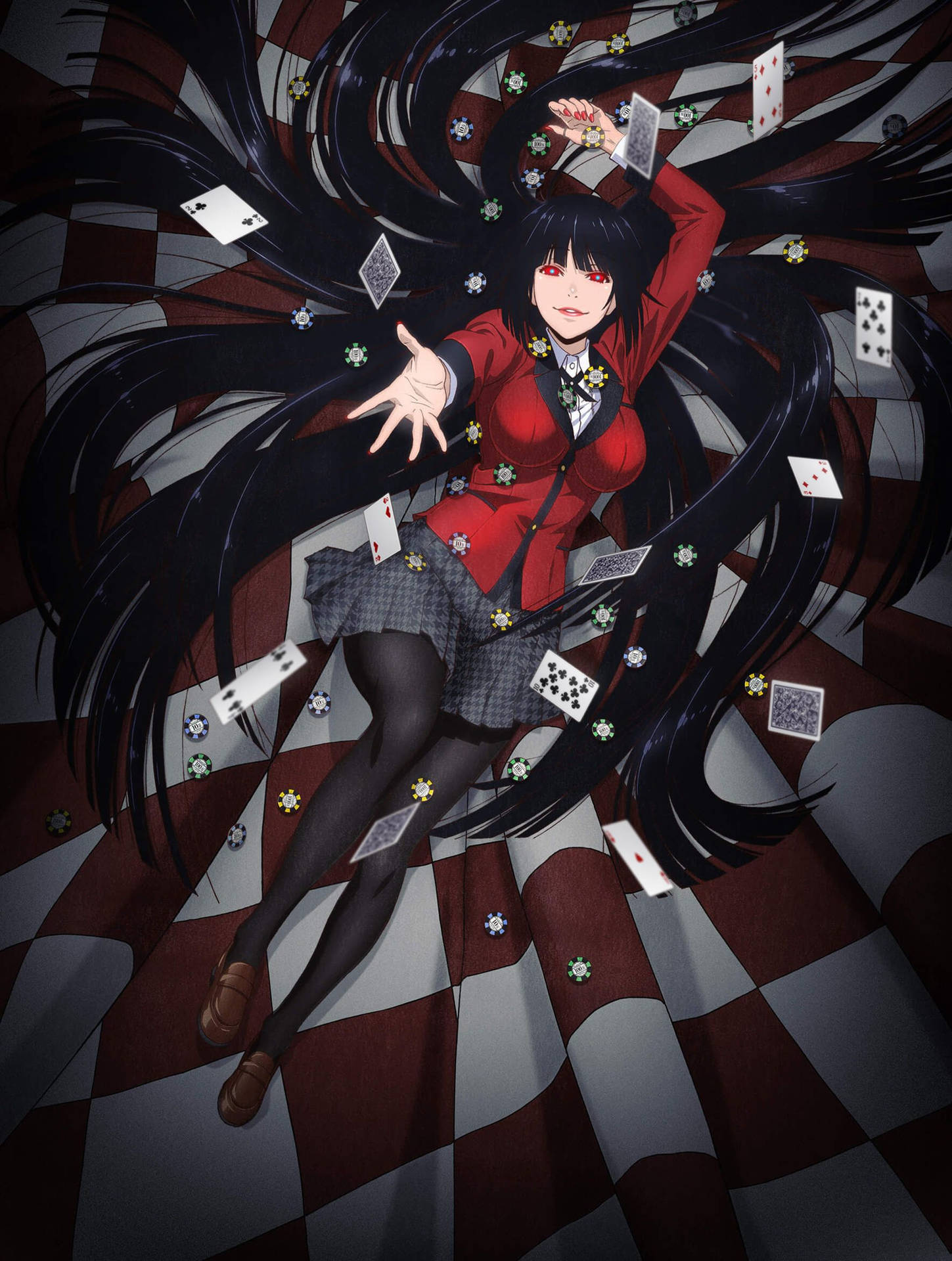 Download free Kakegurui Yumeko Jabami Gamble Wallpaper - MrWallpaper.com