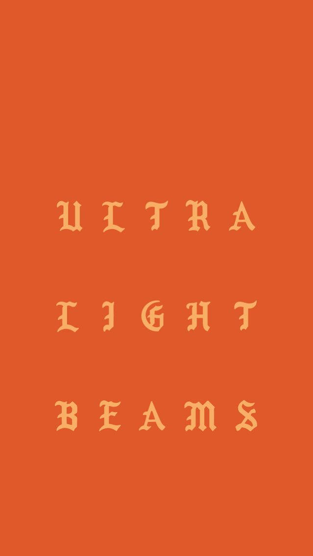Kanye West Saint Pablo Ultralight Beams Wallpaper