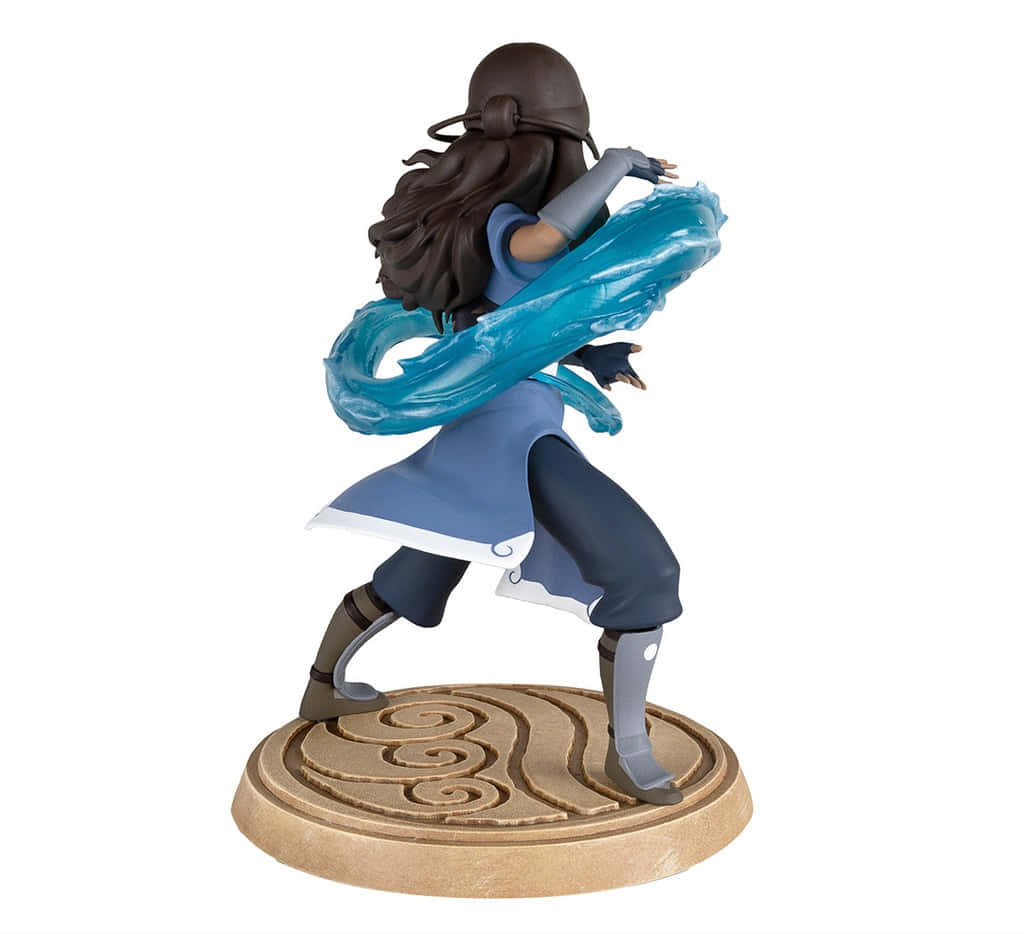 Katara, The Waterbender From Avatar: The Last Airbender, Displaying Her Powers Wallpaper