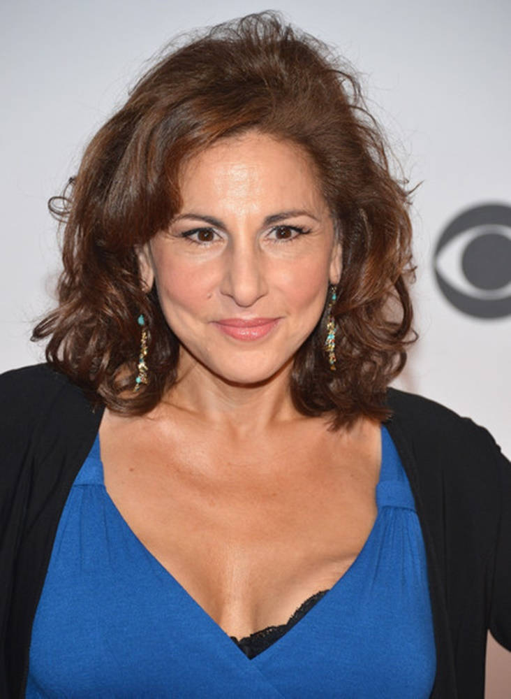 Kathy Najimy Hot In Blue Wallpaper