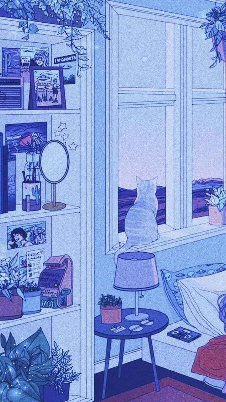 Kawaii Anime Aesthetic Iphone Lock Screen Wallpaper
