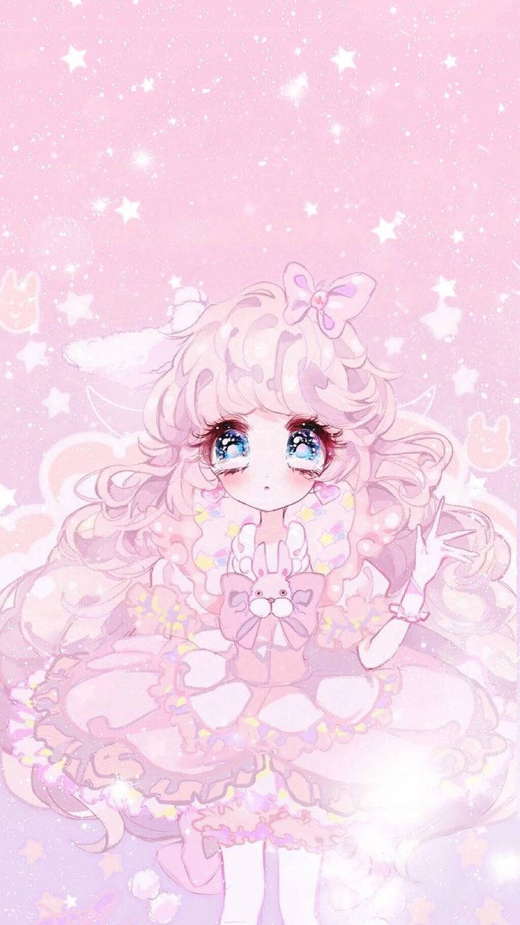 Kawaii Cute Girly Pink Princess Wallpaper