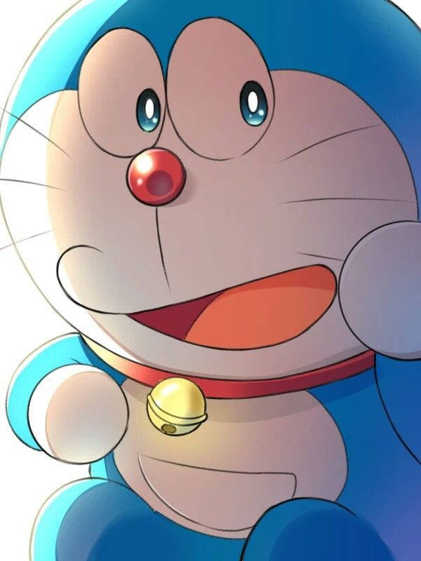 Kawaii Doraemon With Flashing Eyes 4k Wallpaper