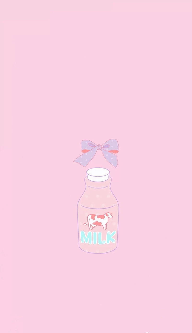 Kawaii Hd Milk Bottle Wallpaper