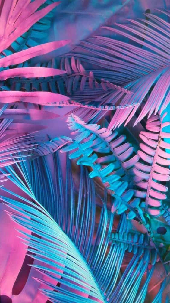 Keep Your Phone Charged With This Awesome Neon Aesthetic Phone! Wallpaper