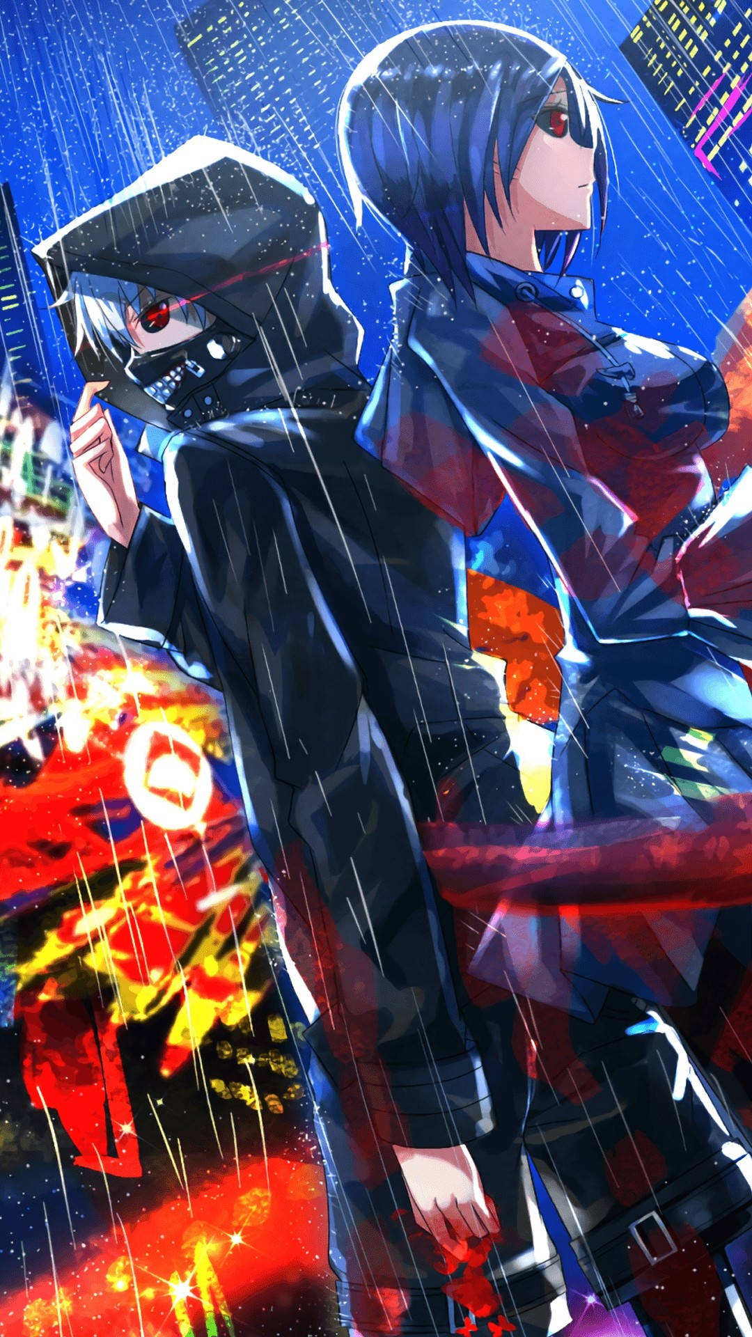 Download free Ken And Touka Tokyo Ghoul Iphone Background Wallpaper -  MrWallpaper.com