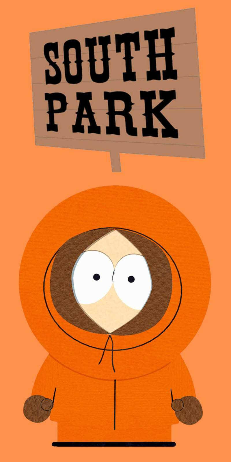 Kenny Mccormick South Park Orange Wallpaper
