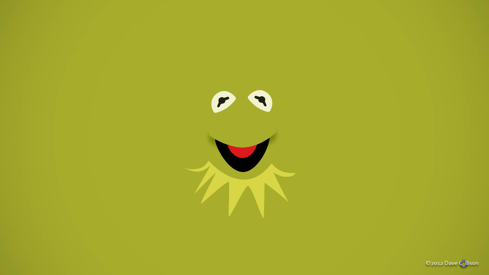 Kermit The Frog On A Bicycle In A Joyful Ride Wallpaper