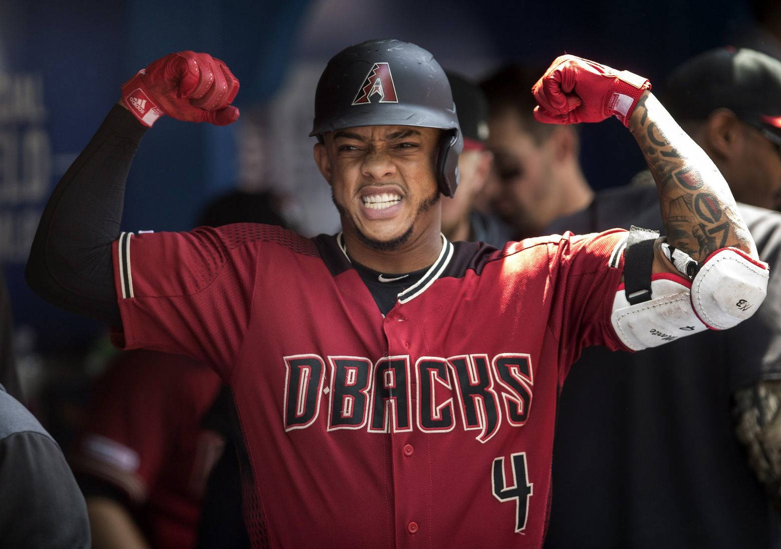 Ketel Marte Excited Wallpaper