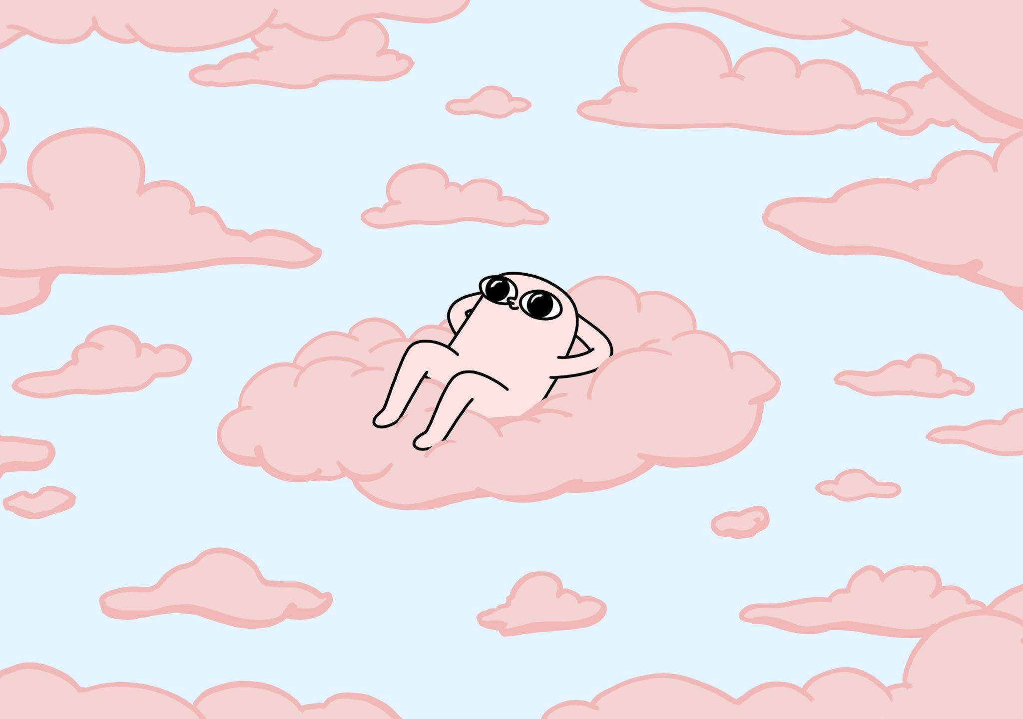 Ketnipz Chilling On Pink Clouds Pinterest Aesthetic Wallpaper