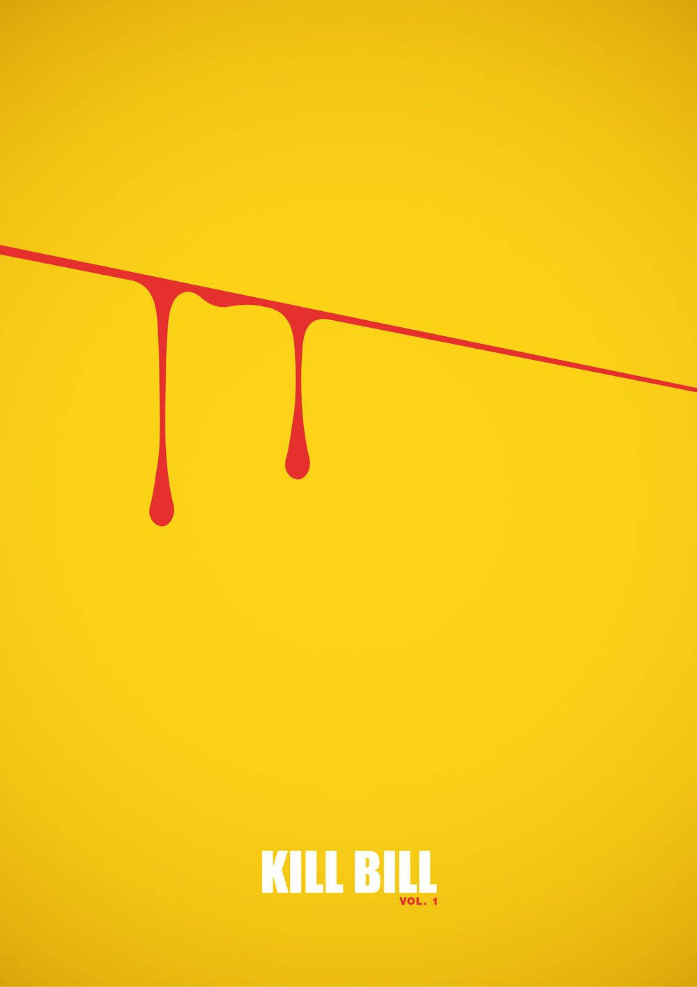 Kill Bill Bloody Slash Poster Wallpaper