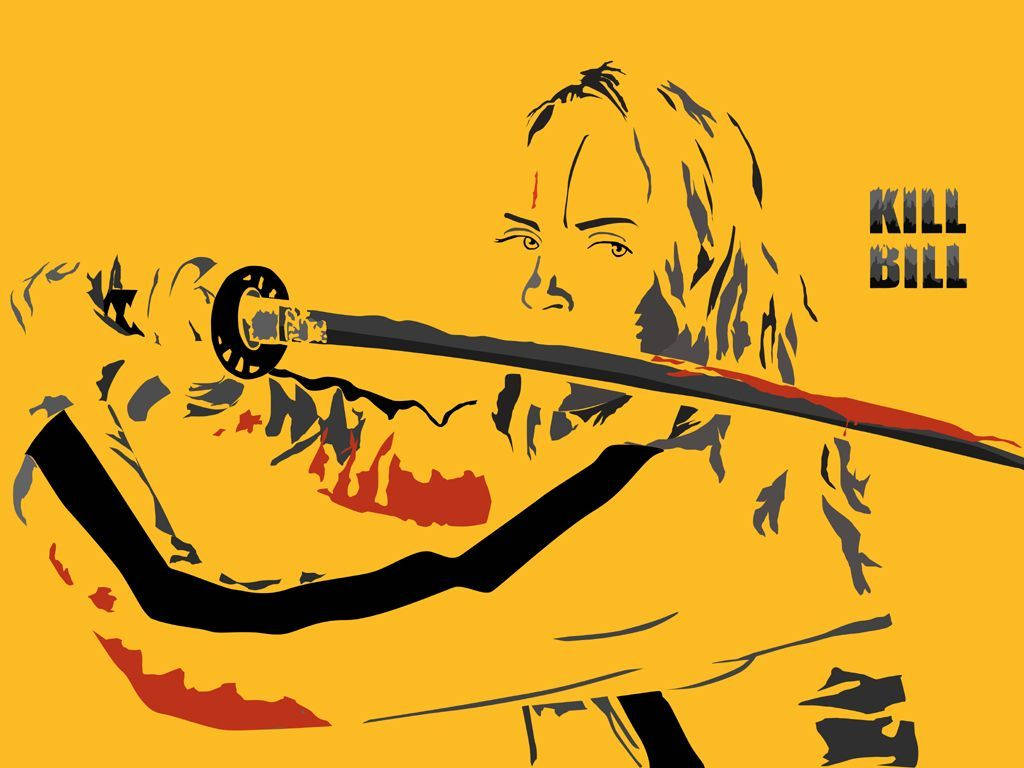Kill Bill Pop Art Wallpaper