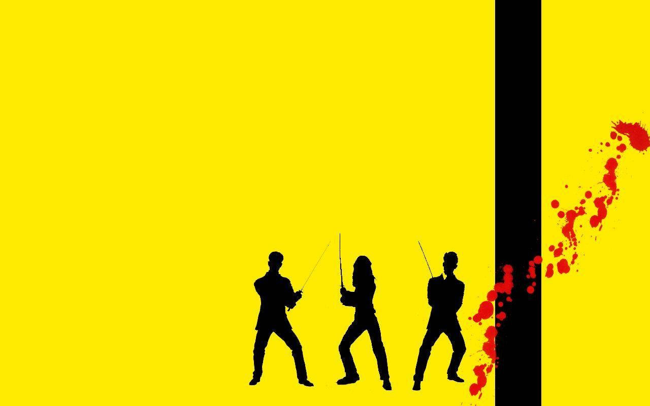 Kill Bill Sword Fight Vector Art Wallpaper
