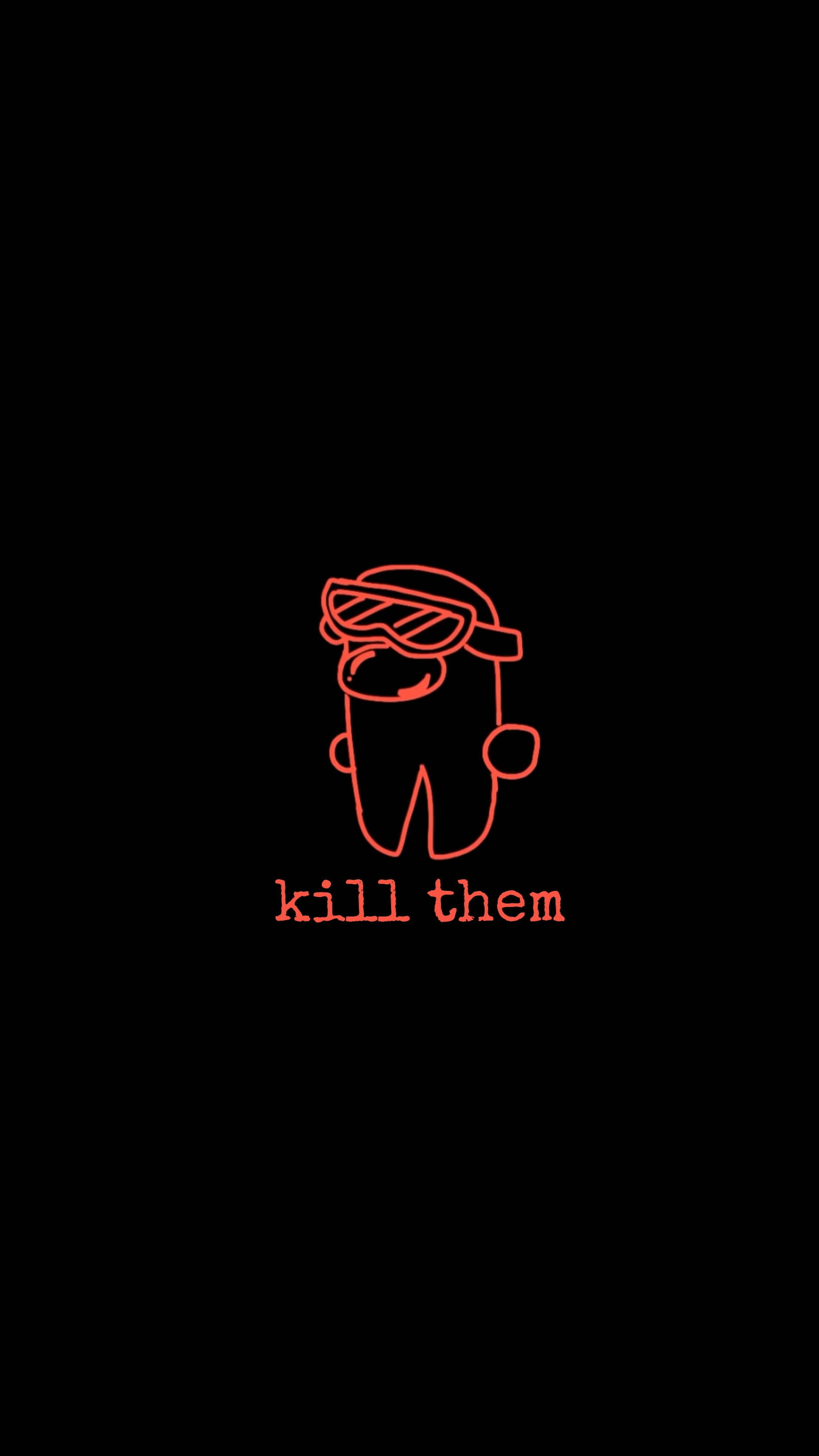 Kill Them Among Us Impostor Wallpaper