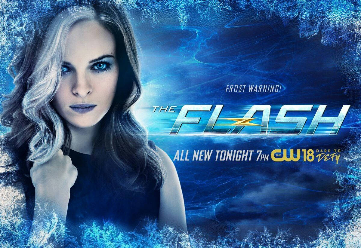 Killer Frost Poster With Ice Effect Wallpaper