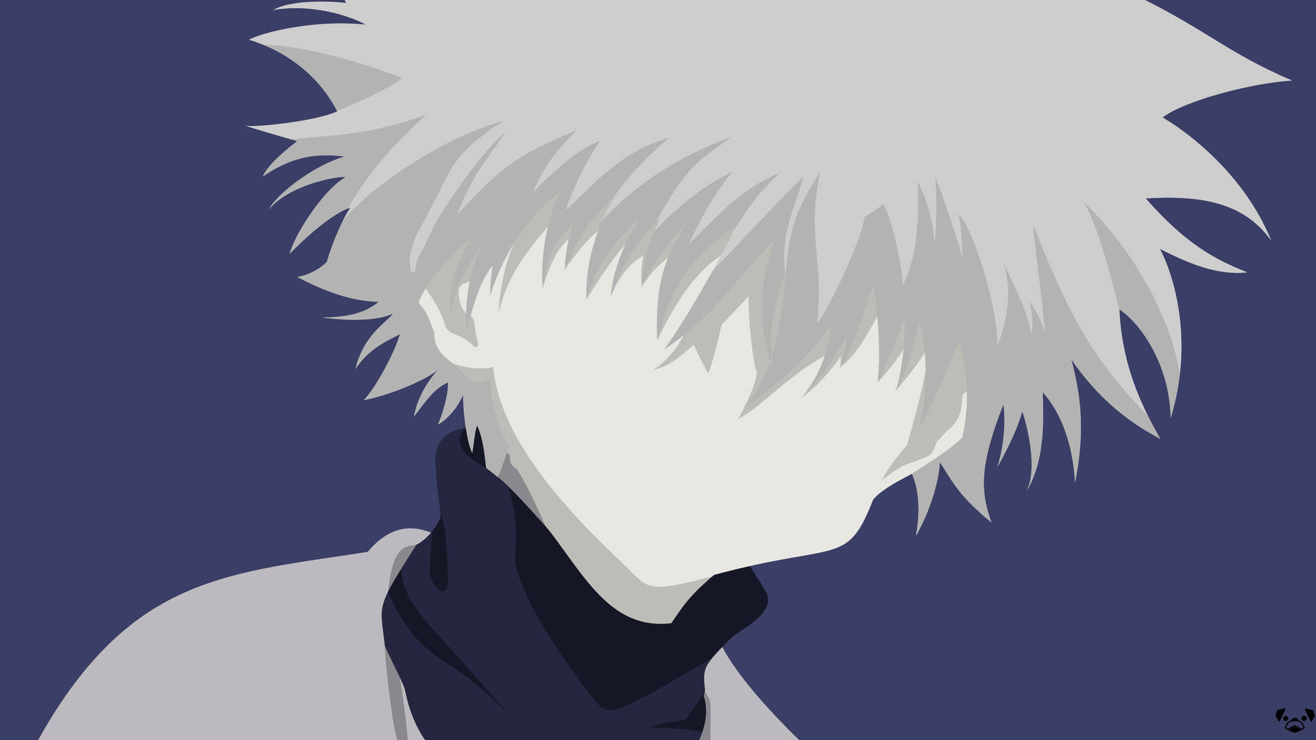 Download free Killua 4k Minimal Vector Art Wallpaper - MrWallpaper.com