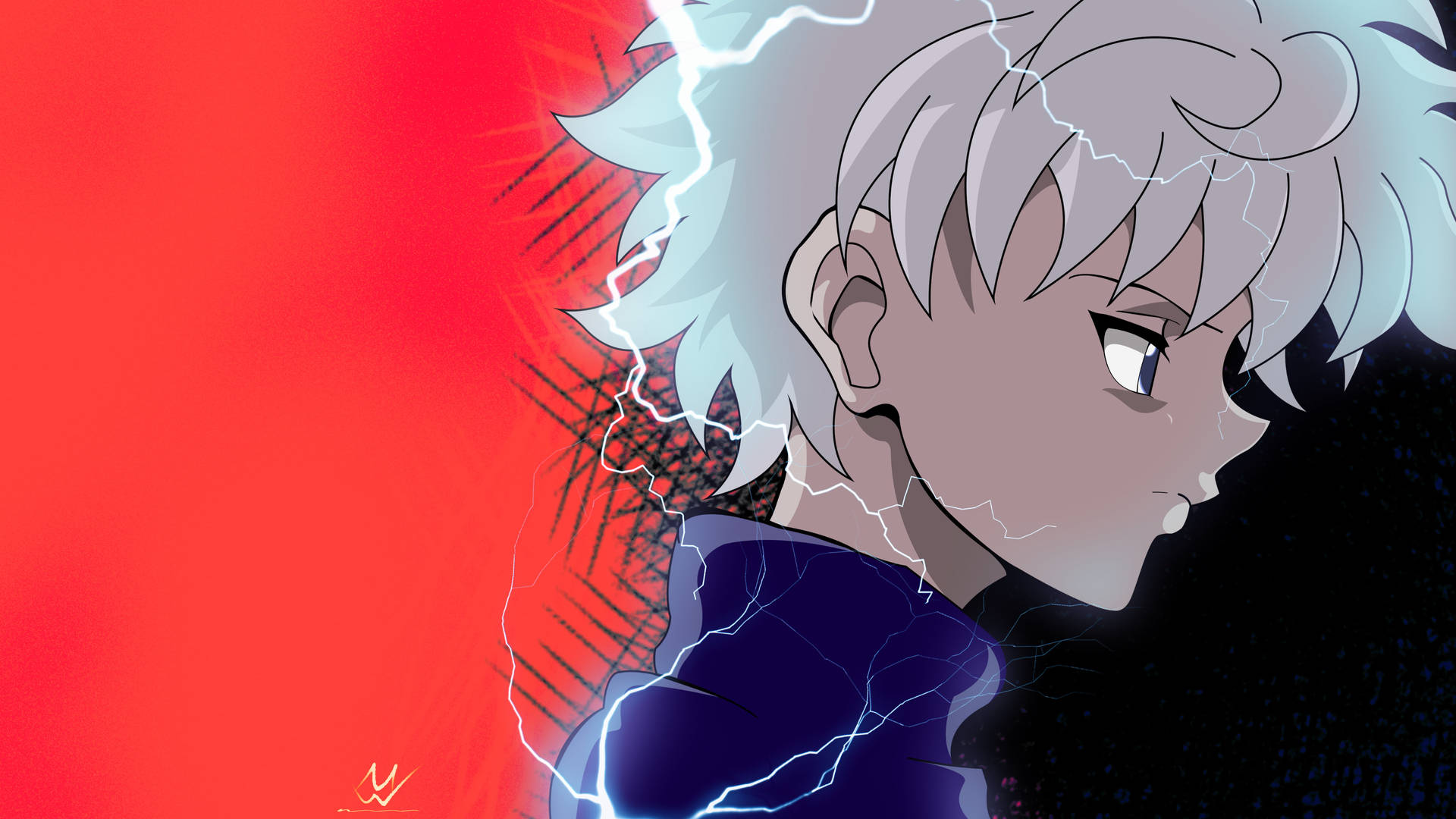 Download free Killua 4k Side Profile Wallpaper - MrWallpaper.com