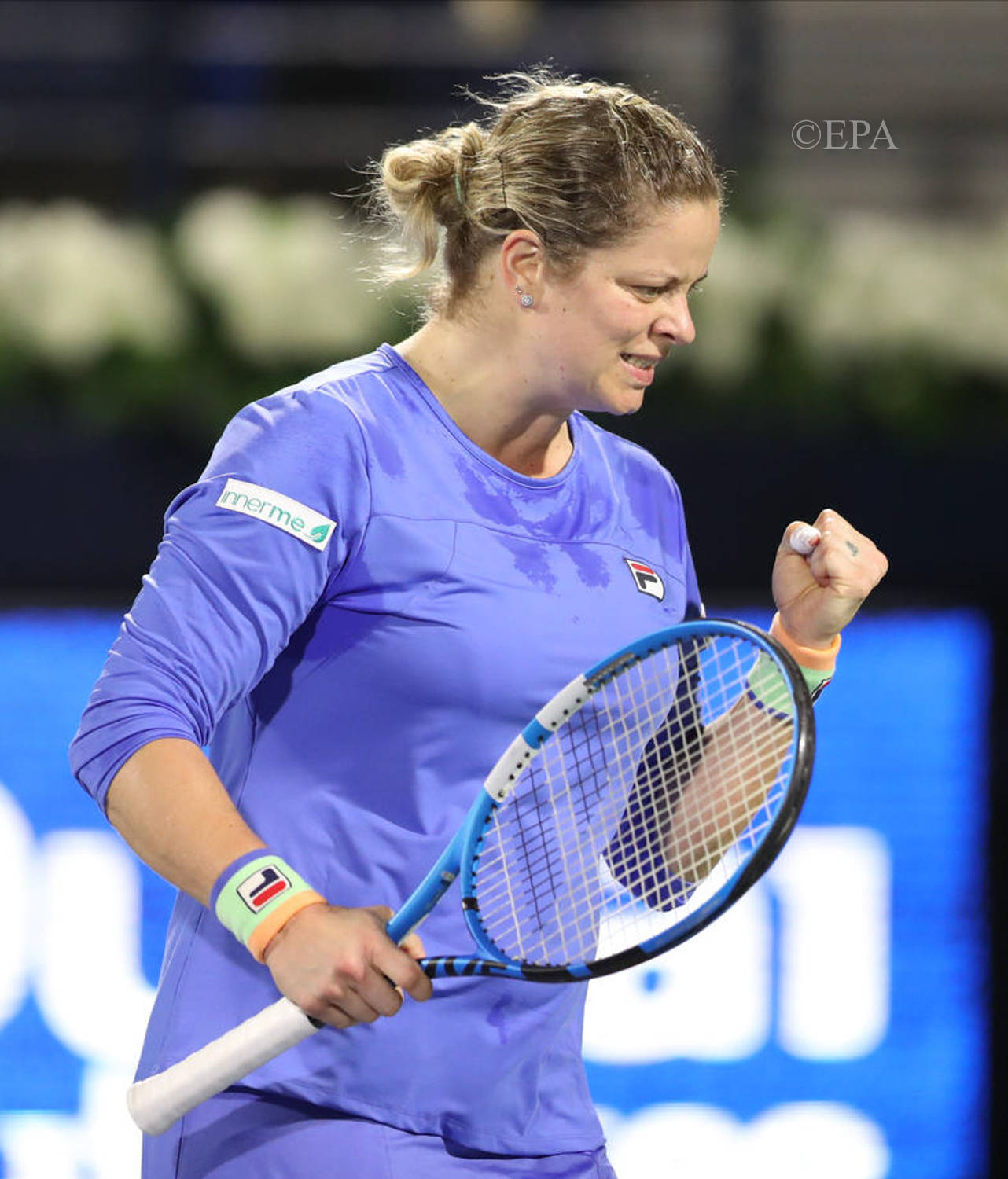 Kim Clijsters, International Tennis Star And Champion Wallpaper