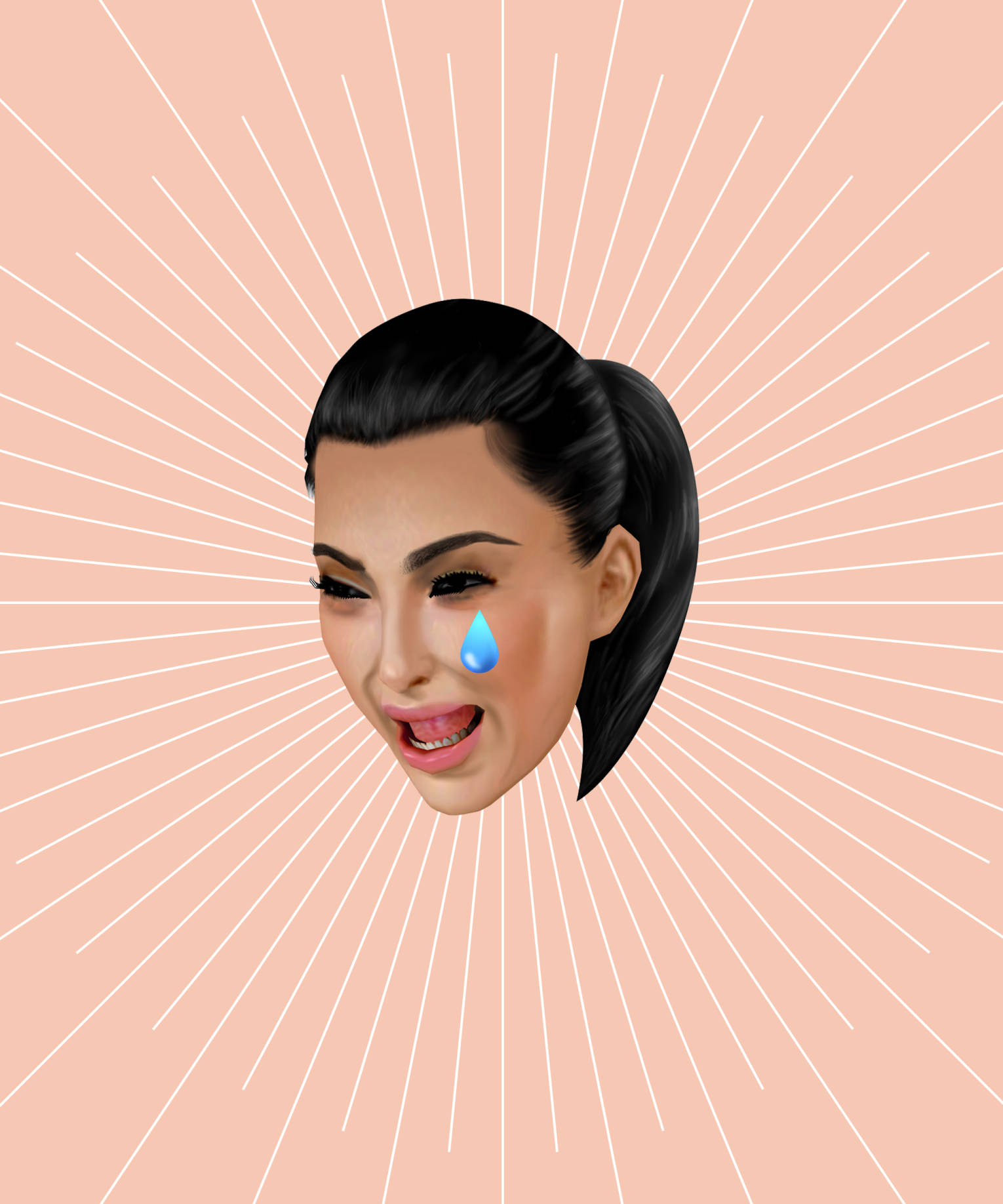 Kim Kardashian Emoji Wallpaper