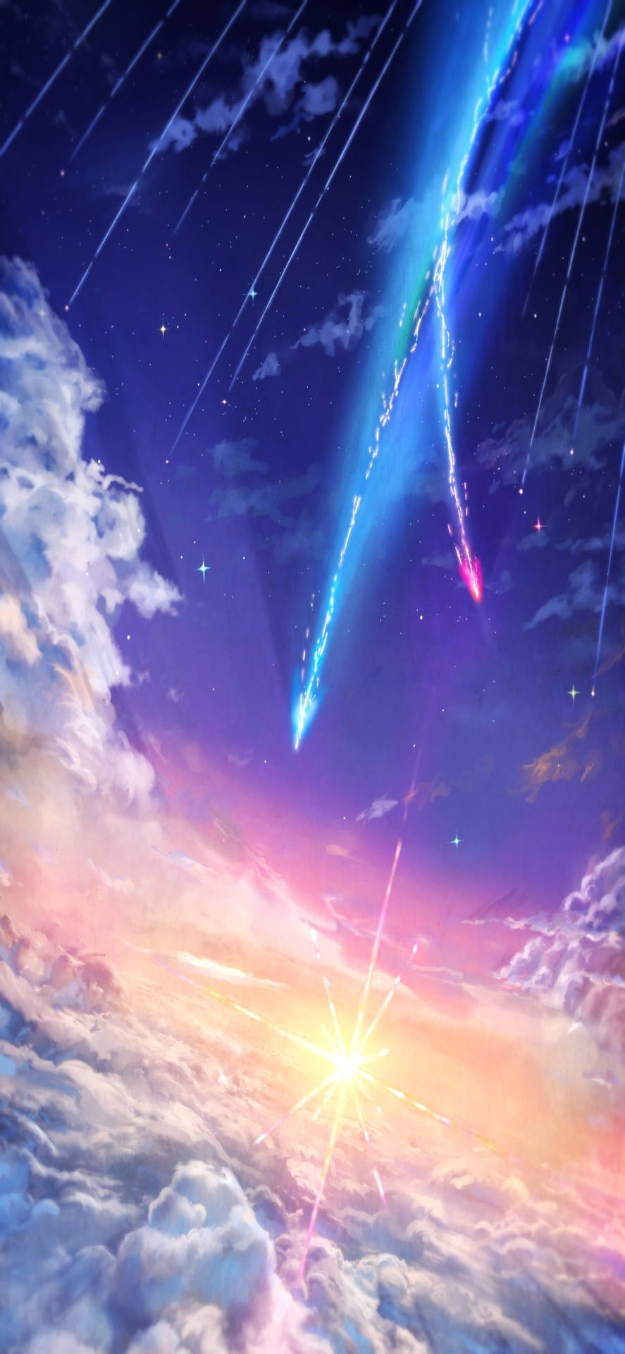 Byrotek Colorful Comet Sky Space Stars Clouds Digital Art Glowing Grass  Sunset Artwork Outdoors Natu Wallpaper - Resolution:1920x1339 - ID:1254173  - wallha.com