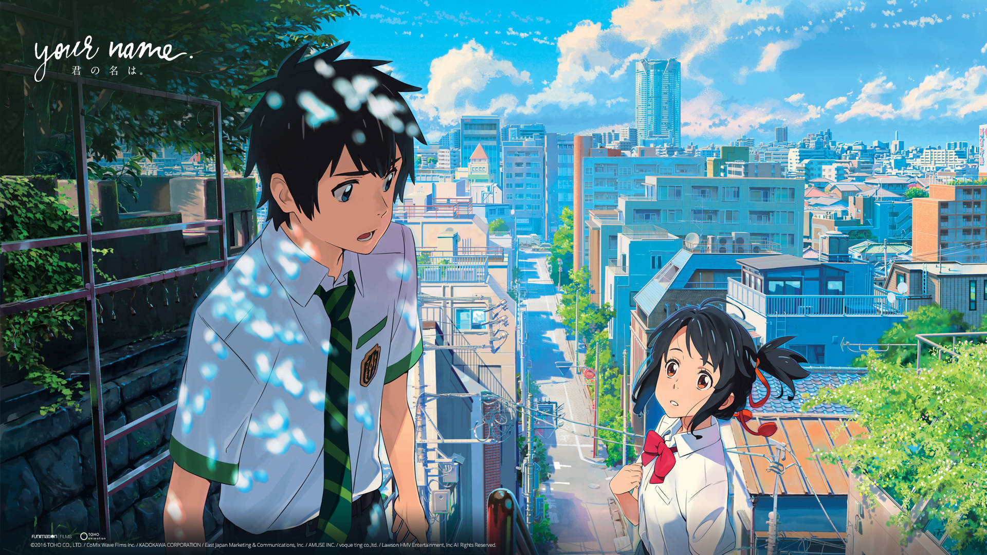 Download free Kimi No Na Wa Taki And Mitsuha Wallpaper