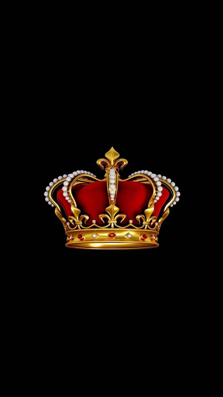King And Queen Crown With White Jewels Wallpaper