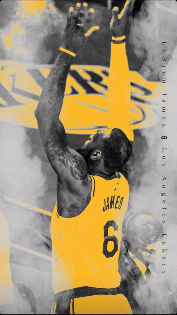 King Lebron James Poster Wallpaper