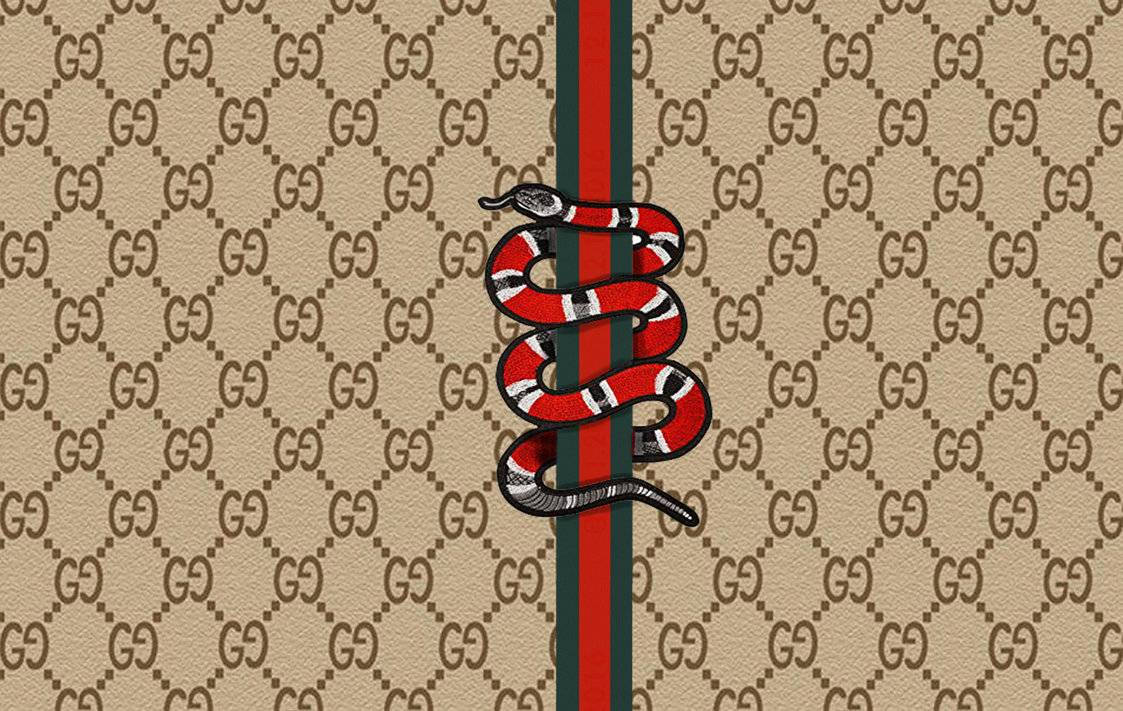 King Snake Gucci Pattern Wallpaper