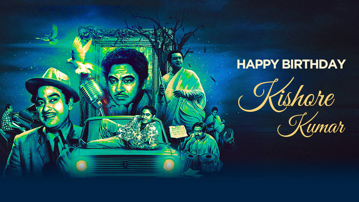 Kishore Kumar Birthday Edit Wallpaper