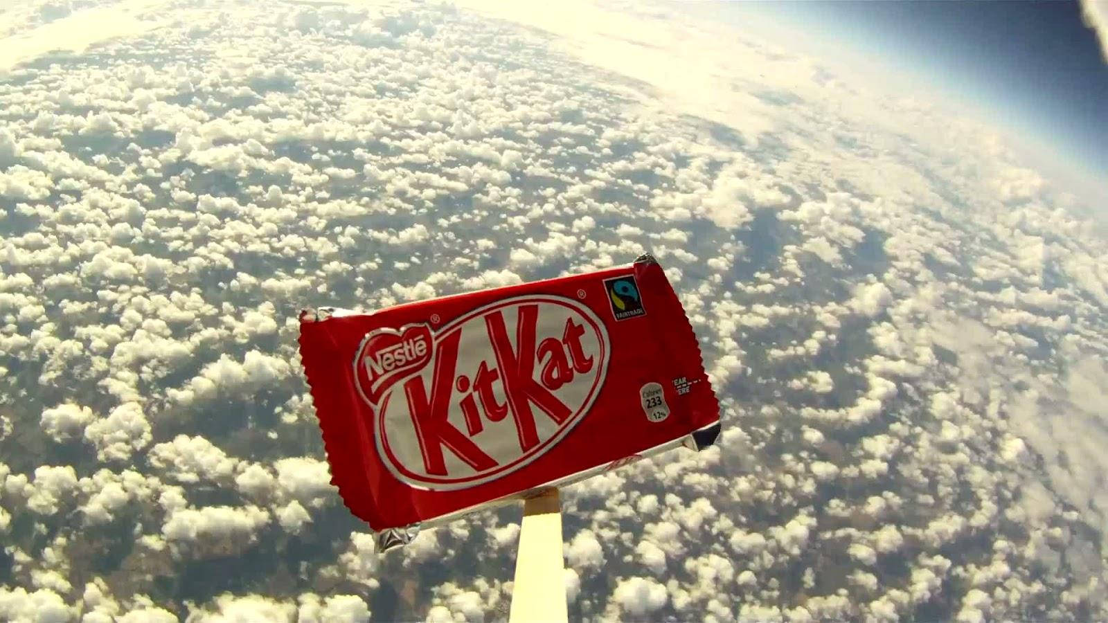 Kit Kat On Clouds Wallpaper