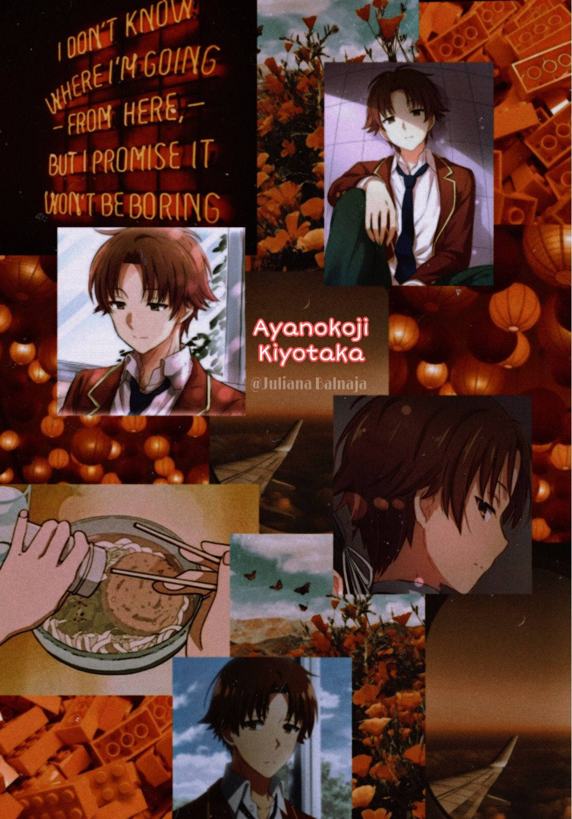 Kiyotaka Ayanokoji Collage Wallpaper