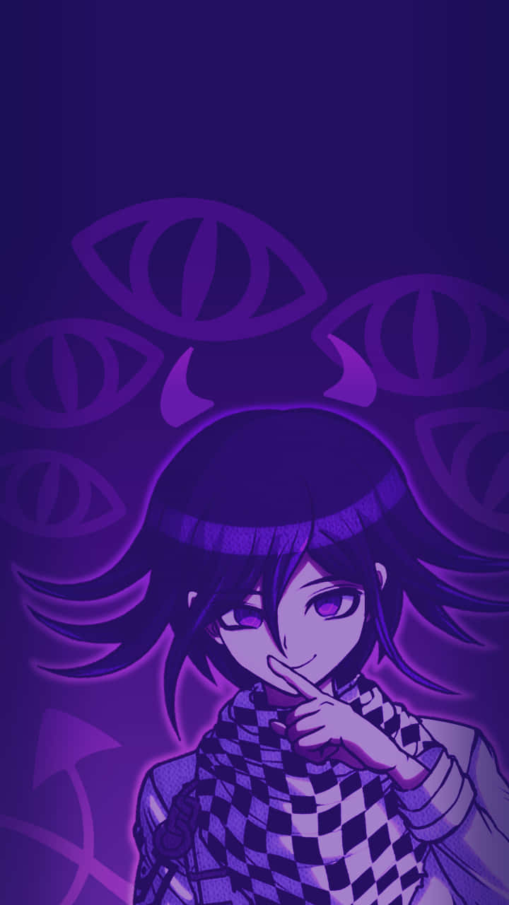 Kokichi Ouma Sitting On Throne Wallpaper