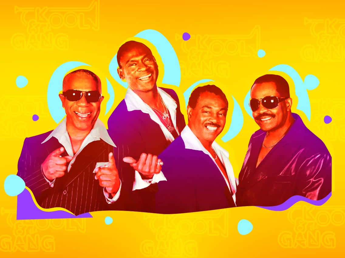 Koolandthe Gang Vibrant Portrait Wallpaper