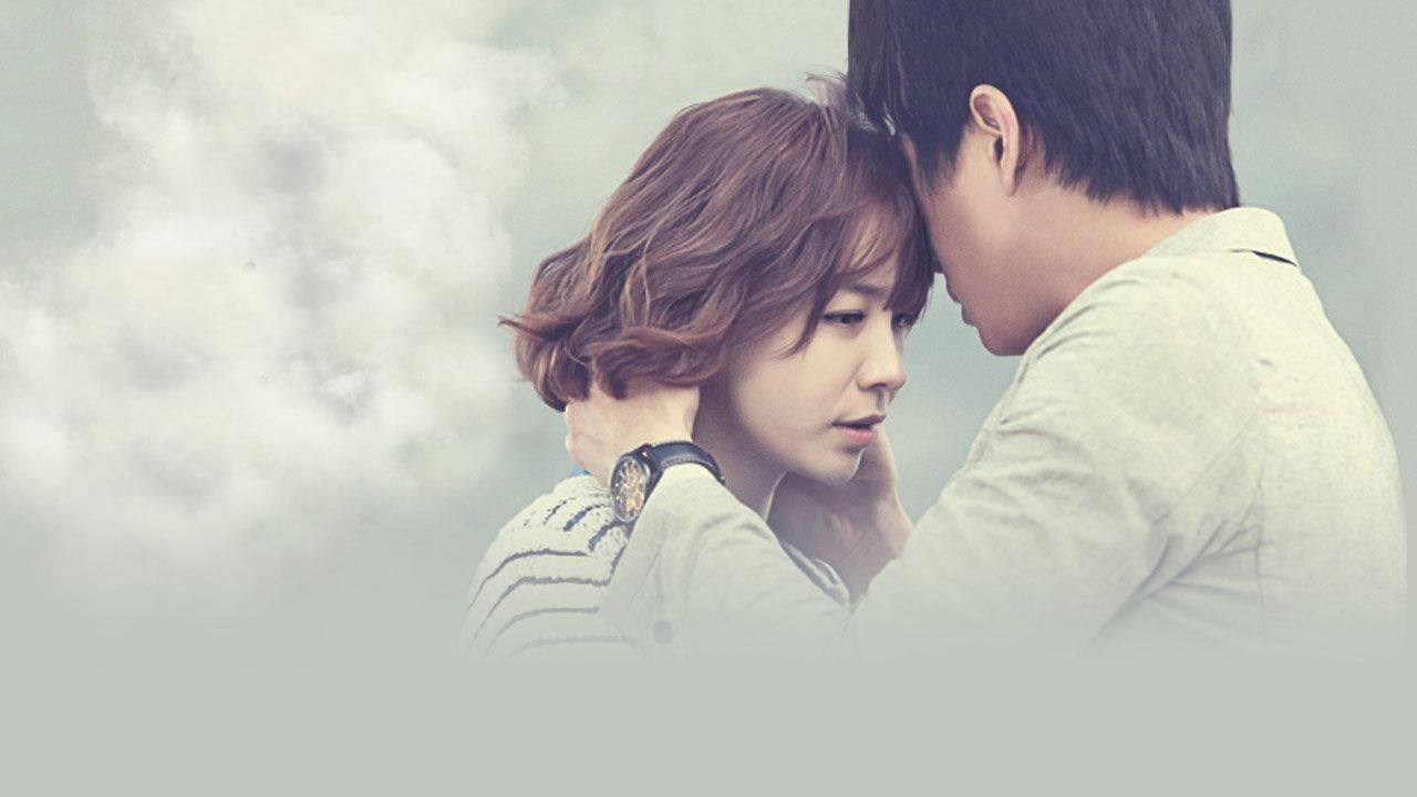 Korean Drama Couple Climactic Scene Wallpaper