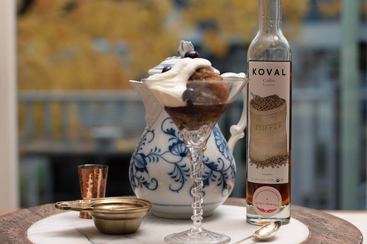 Koval Coffee Liqueur Dessert Wallpaper