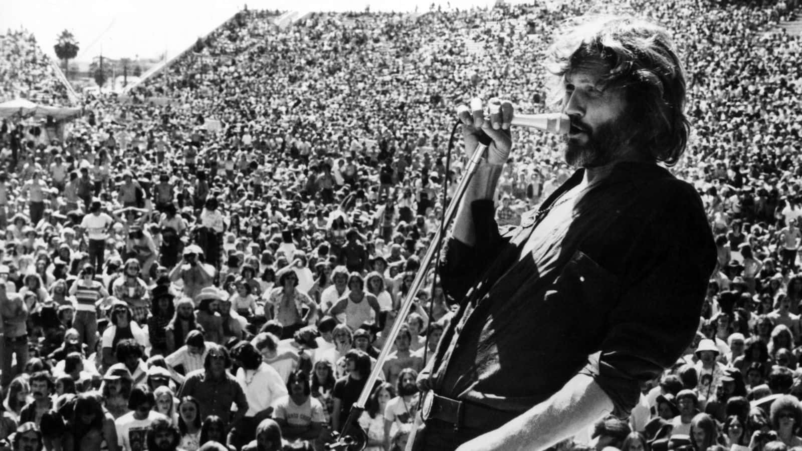 Kris Kristofferson Live Concert Performance Wallpaper