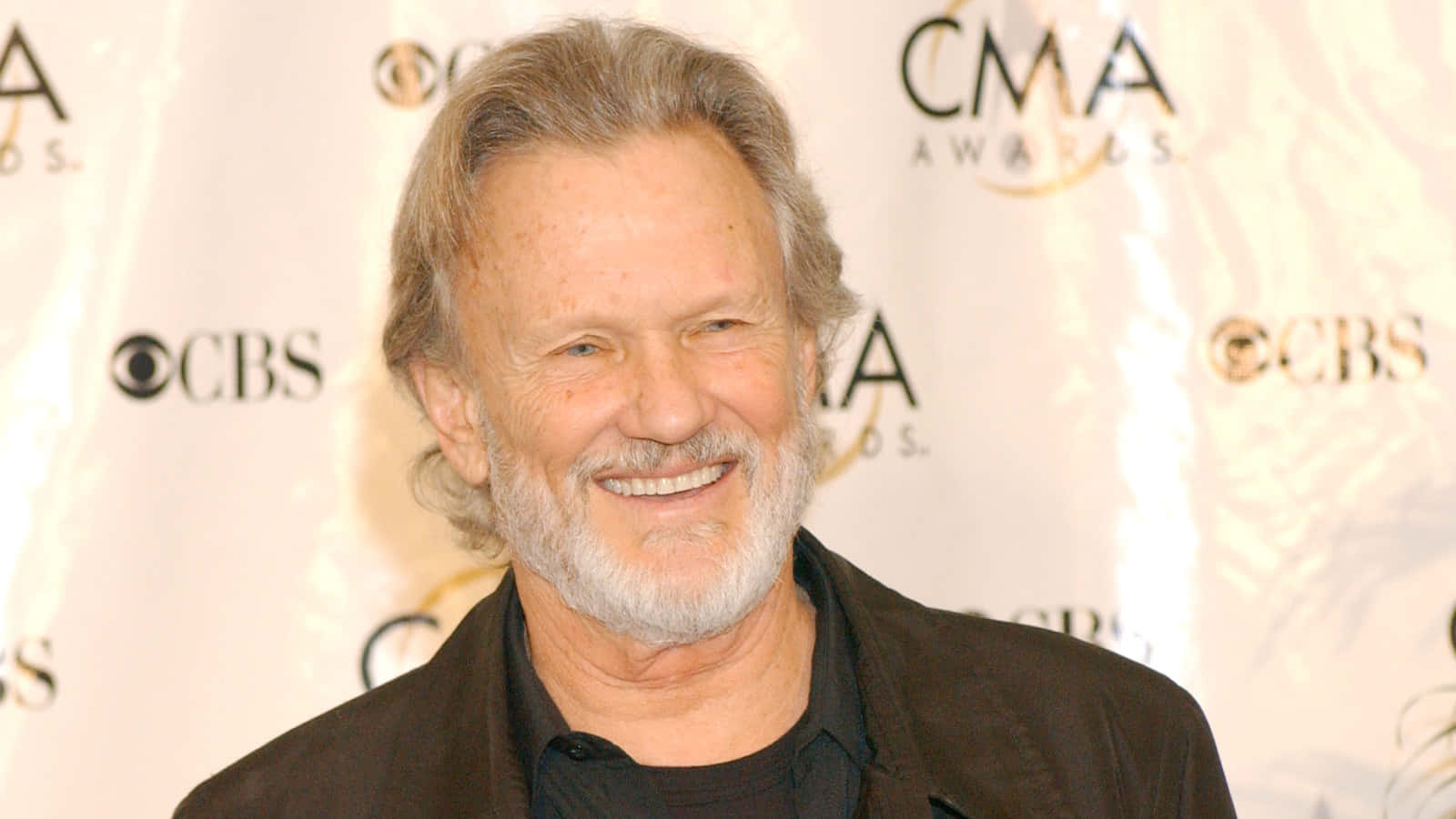 Kris Kristofferson Smilingat C M A Awards Wallpaper